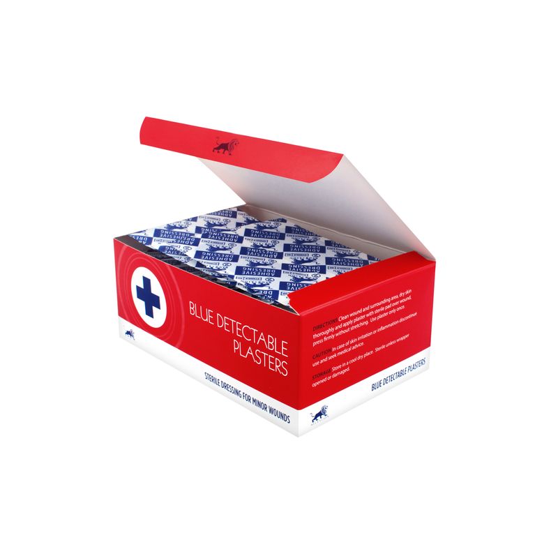 Blue Lion Blue Detectable Extension Plasters – (50)